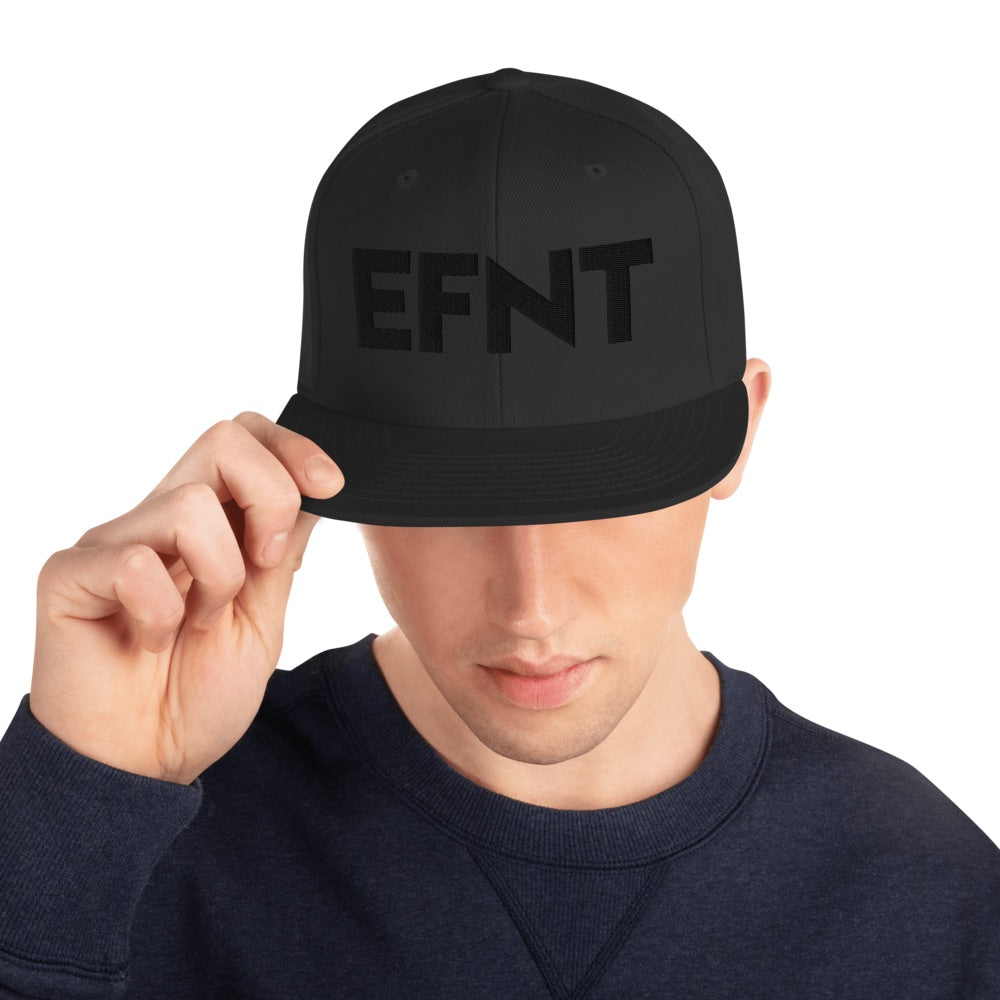 EFFENTII - EFNT Embroidered Men's Snapback Cap