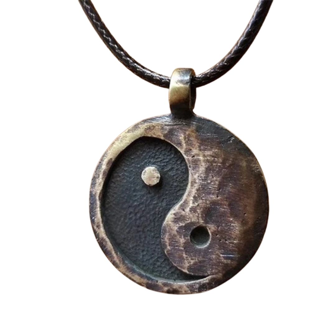 Bagua Vintage Yin Yang Pendant Necklace For Men