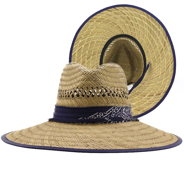 EFFENTII Esplanade Panama Straw Summer Men's Beach Hat