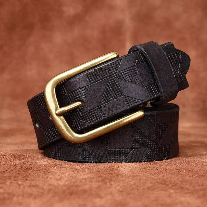 EFFENTII Guernica Geo Leather Men's Belt