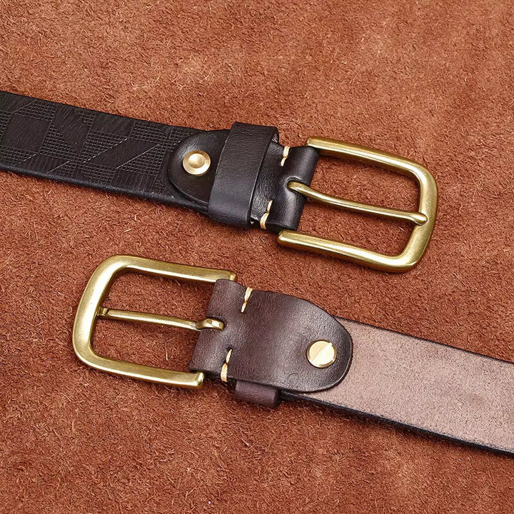 EFFENTII Guernica Geo Leather Men's Belt