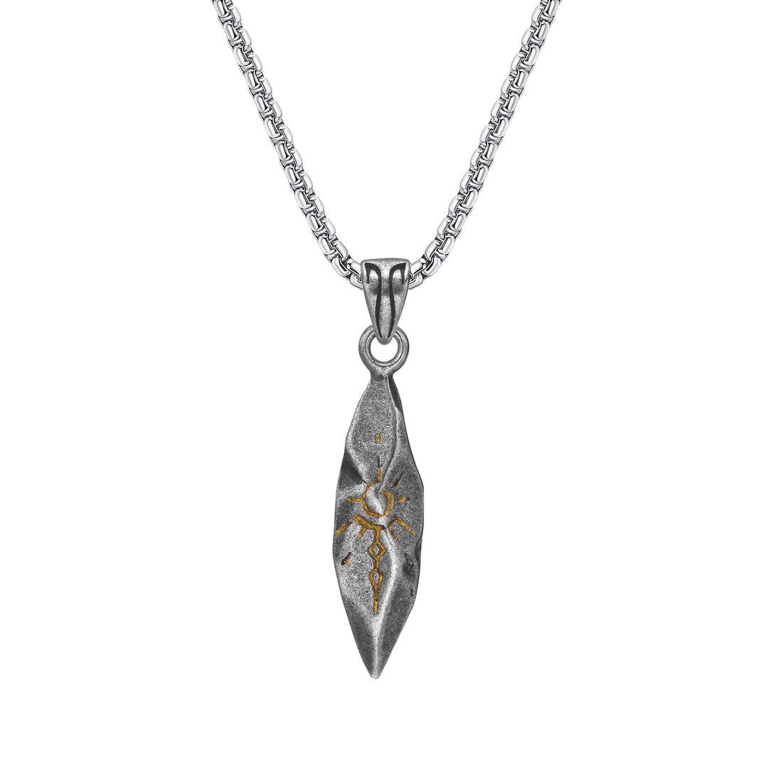 EFFENTII Sol Cordoba Steel Stone Men's Necklace