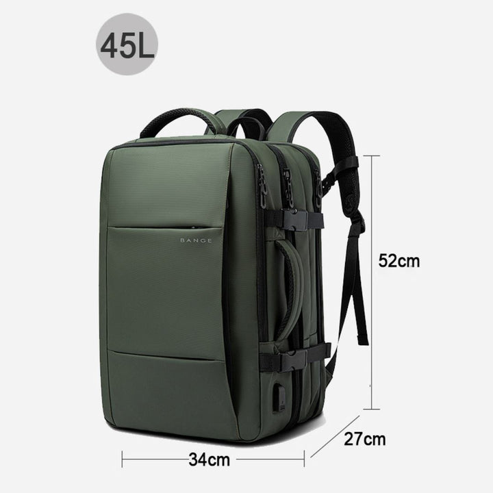 EFFENTII Stone Owl Expandable USB Travel Backpack