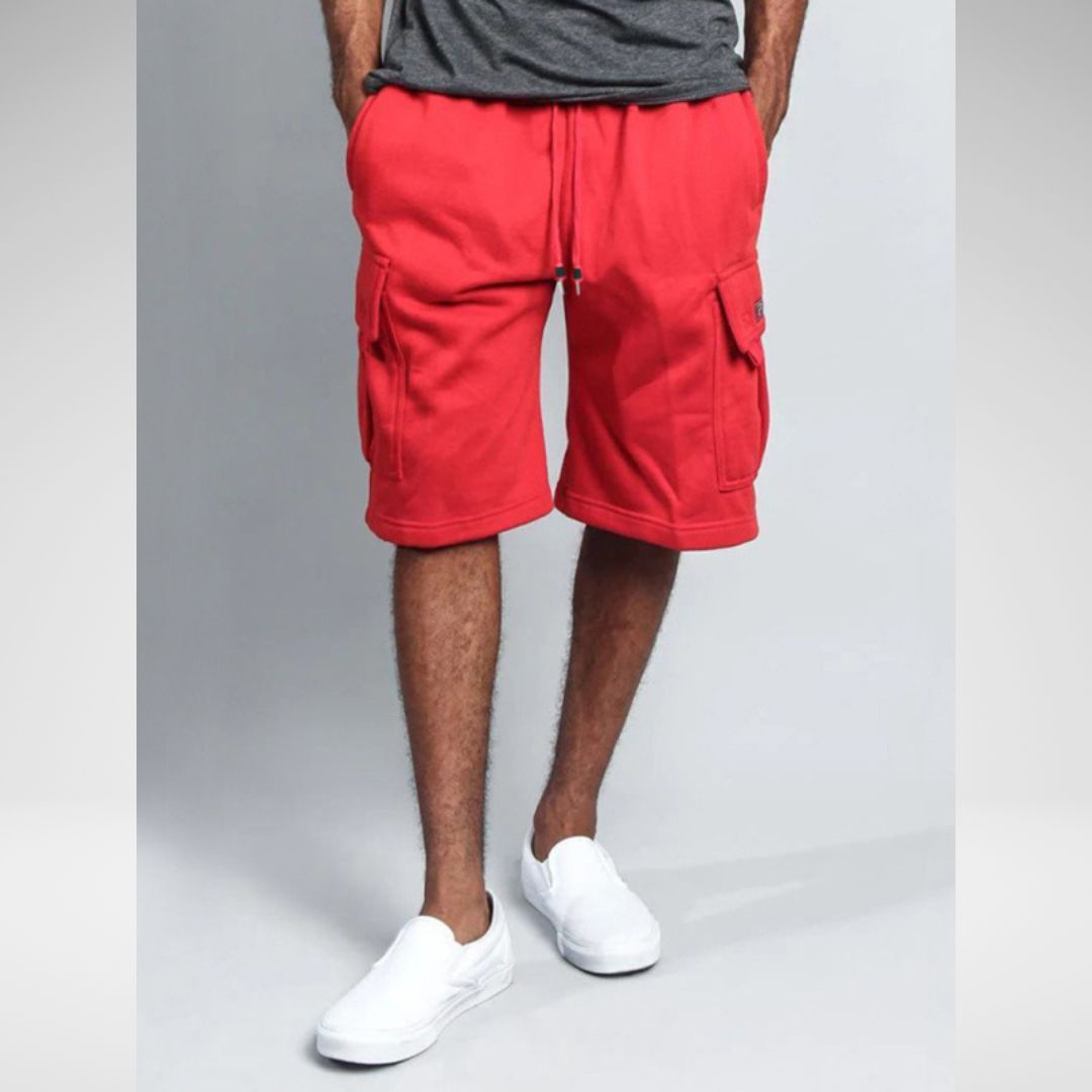 Moon Patch Casual Men's Cargo Shorts