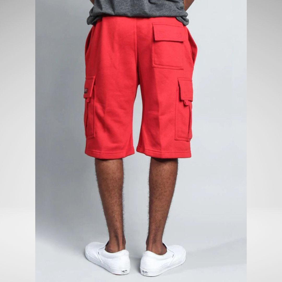 Moon Patch Casual Men's Cargo Shorts