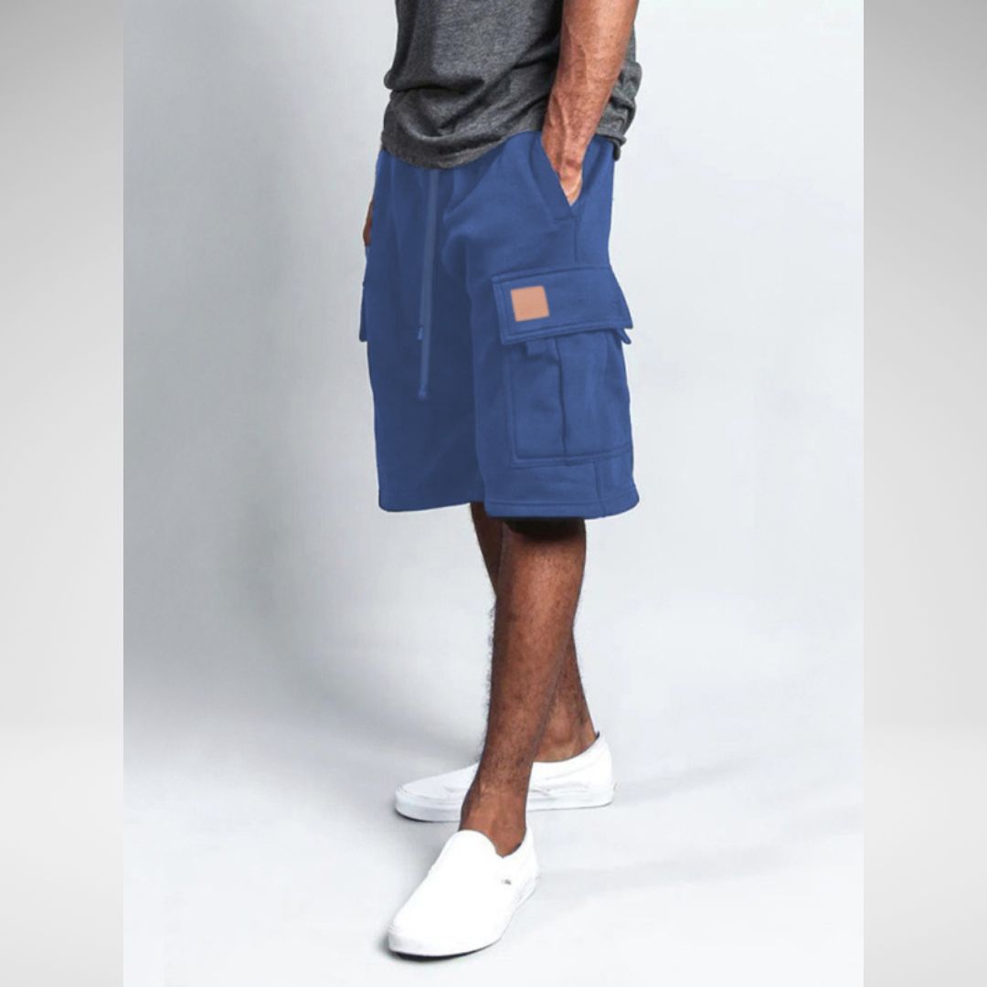 Moon Patch Casual Men's Cargo Shorts