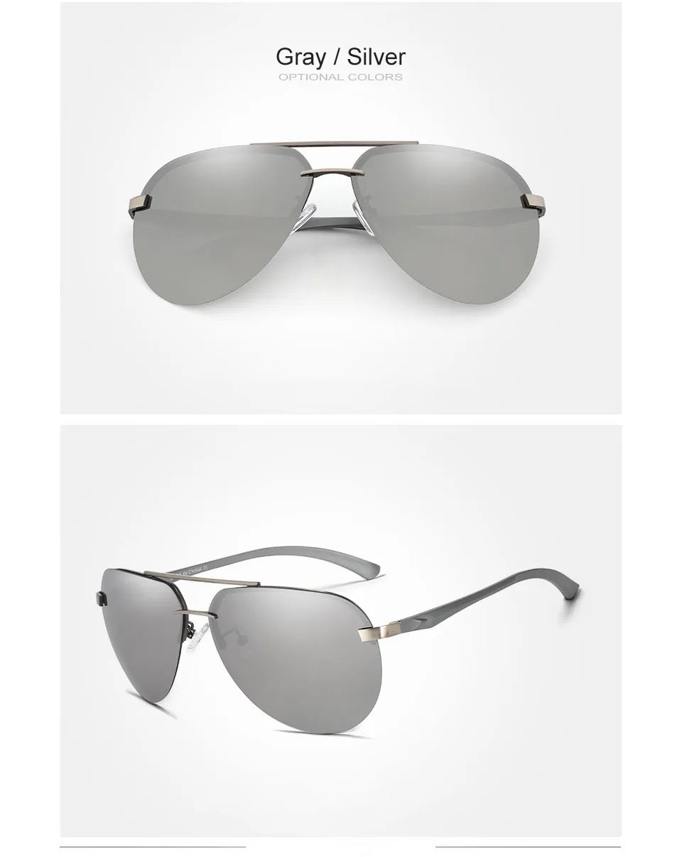 EFFENTII Quadra Rimless Men's Sunglasses