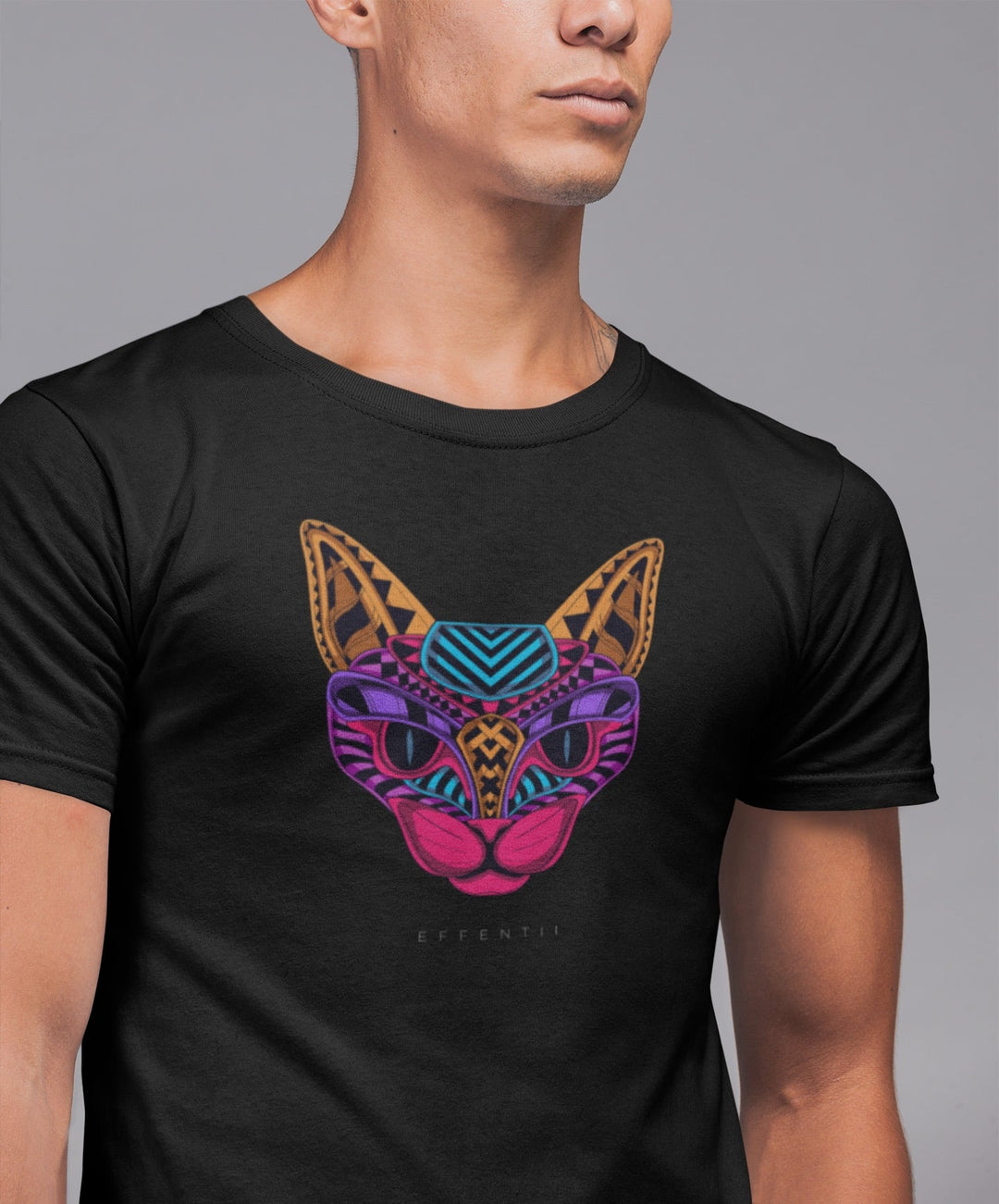 EFFENTII Zendi Cat Men's T-Shirt