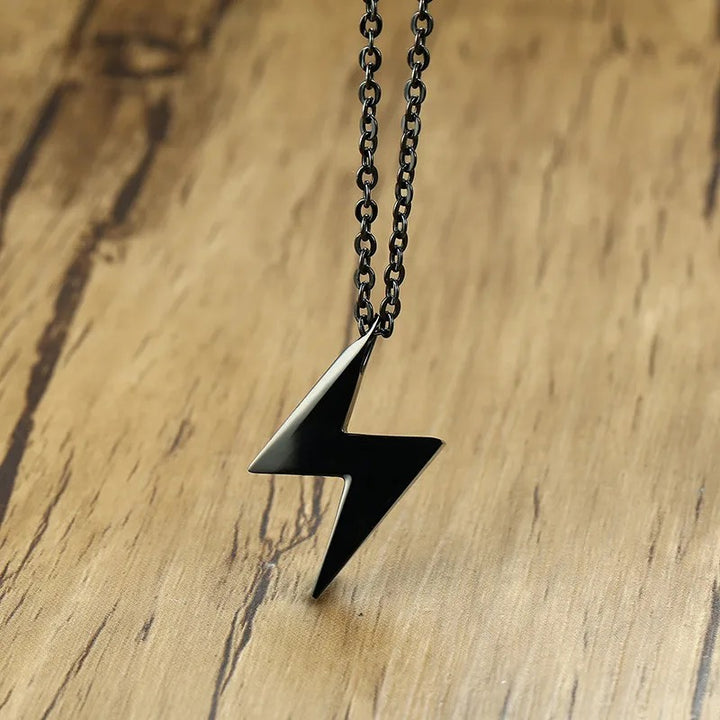 EFFENTII Zeux Lightning Pendant Men's Necklace