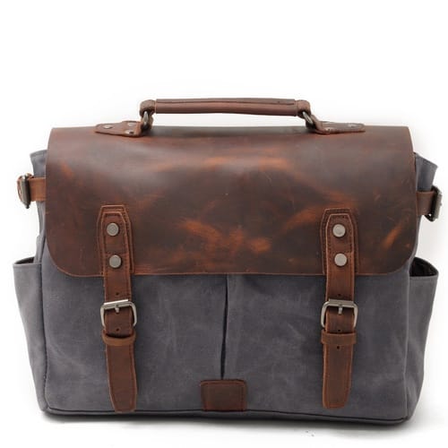 Leather Men's Briefcase - EFFENTII Norquay