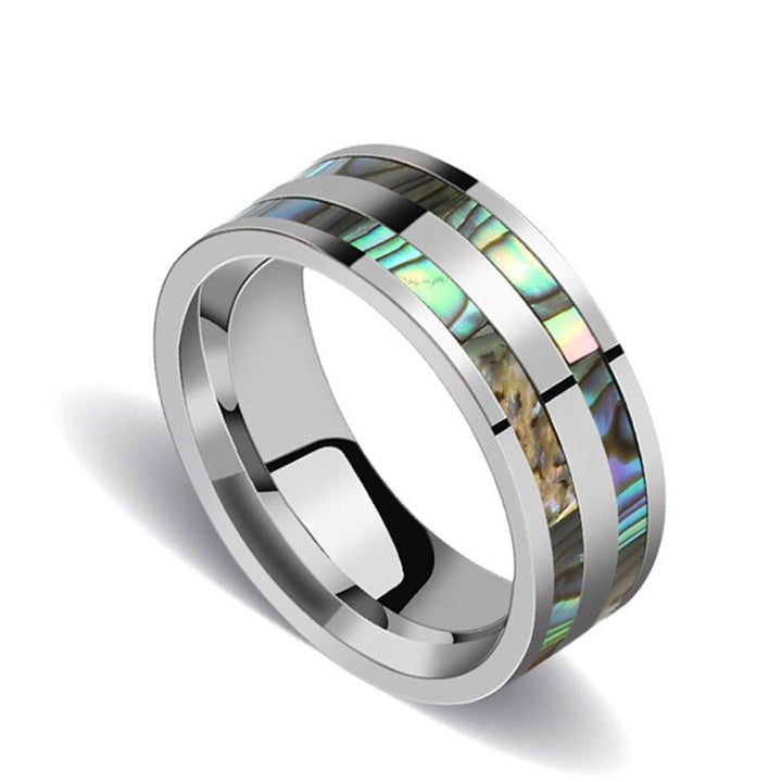 Crimson Shimmer Ring for Men-Rings-EFFENTII