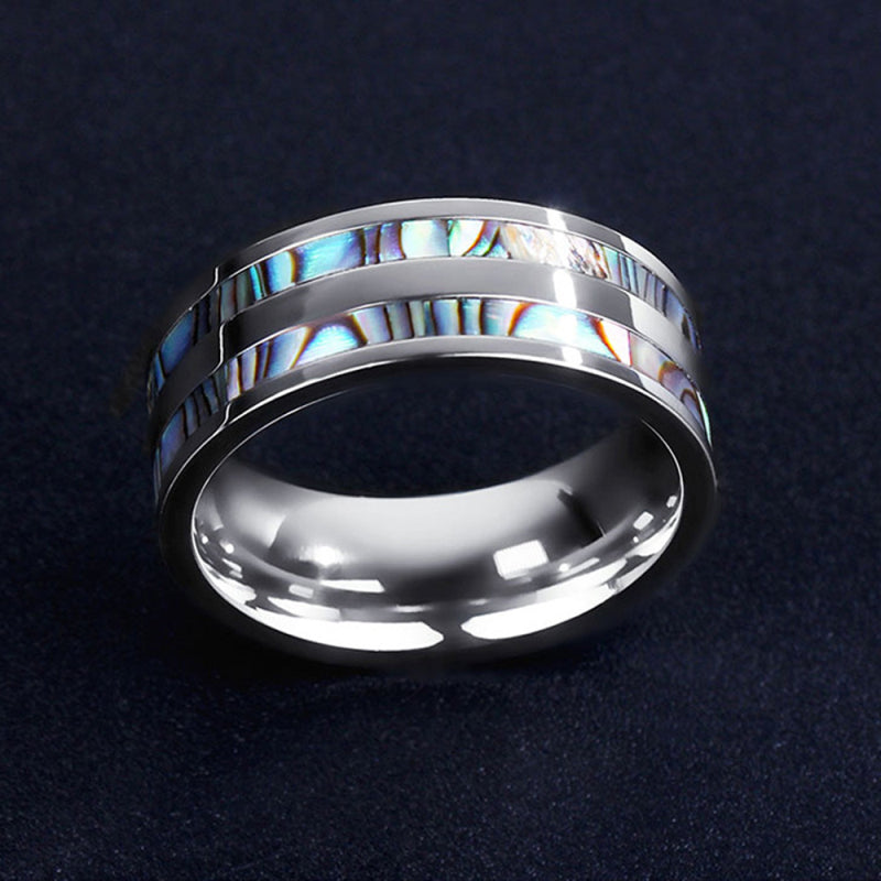 Crimson Shimmer Ring for Men-Rings-EFFENTII