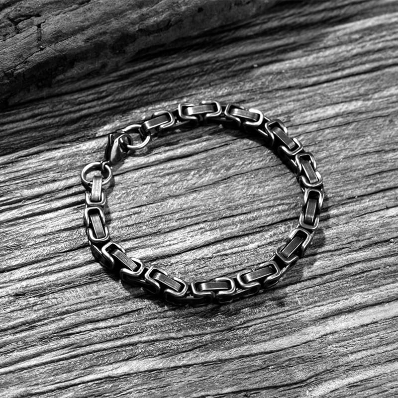 Effentii Vintage Link Chain Men's Bracelet