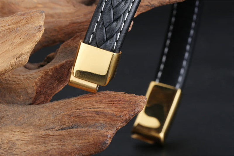 Effentii Kyro Men's Leather Bracelet-Bracelets-EFFENTII