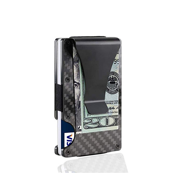 Kronos RFID Protection Wallet Carbon Fiber Money Clip-Wallet-EFFENTII