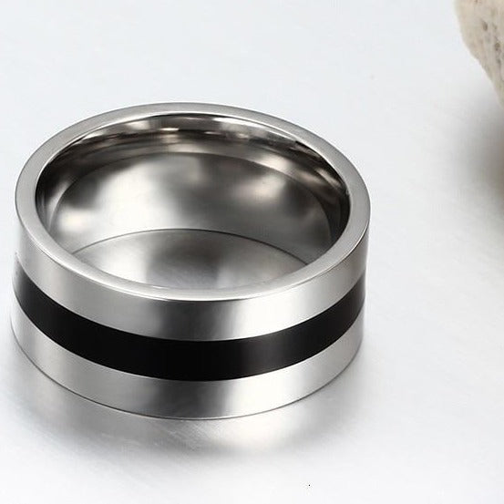 Effentii Steel Solaris Men's Ring-Rings-EFFENTII