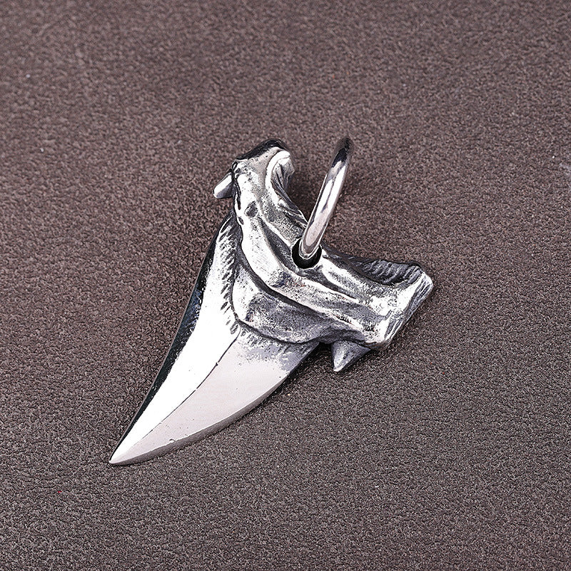 Surf Pendant Shark Tooth Necklace Pendant-Necklaces-EFFENTII