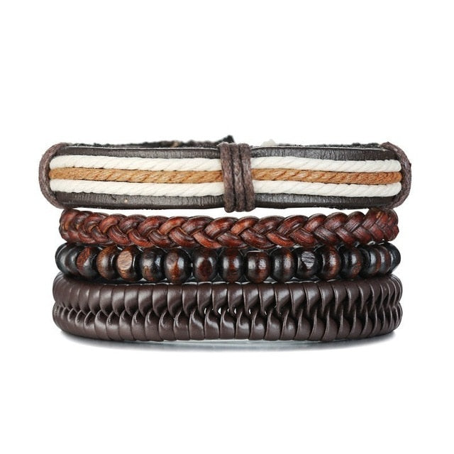 Bohemian Pulse Leather Bracelet for Men-Bracelets-EFFENTII