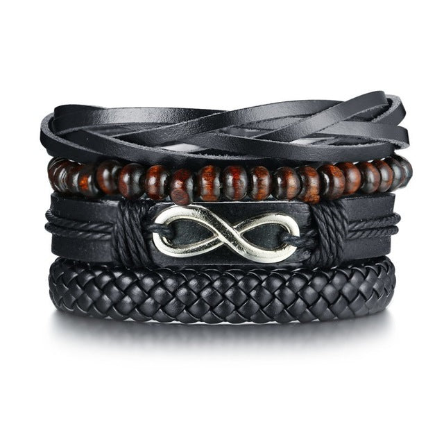 Bohemian Pulse Leather Bracelet for Men-Bracelets-EFFENTII