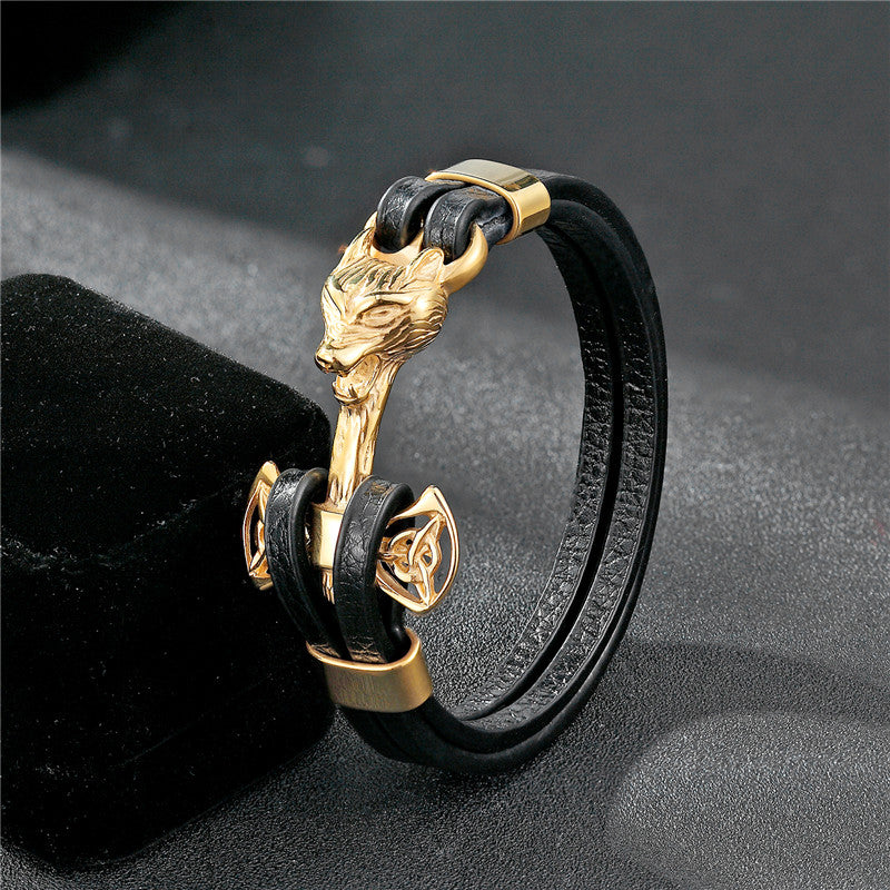 Effentii Lok Leather Bracelet for Men-Bracelets-EFFENTII