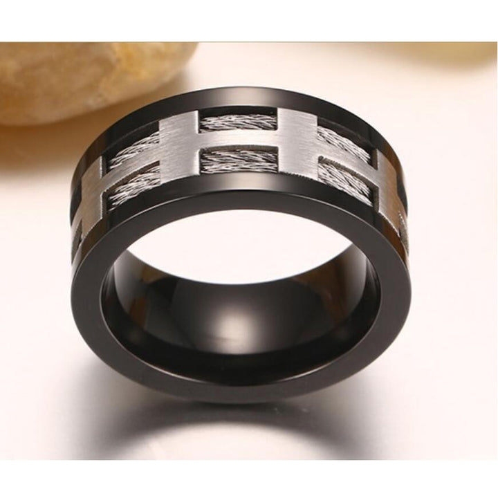 Aegis Cable Arch - Ring for Men-Rings-EFFENTII