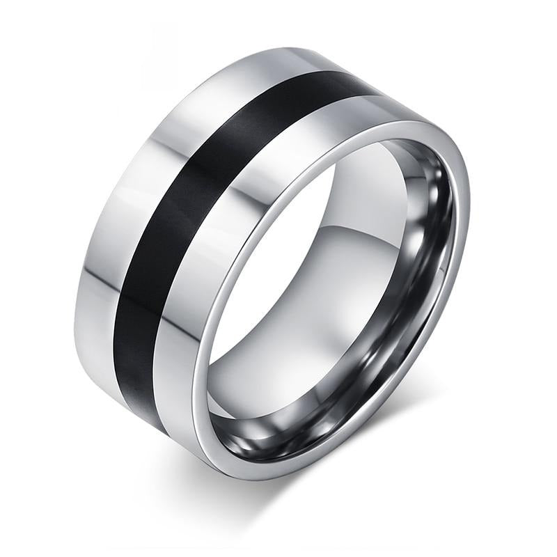 Effentii Steel Solaris Men's Ring-Rings-EFFENTII