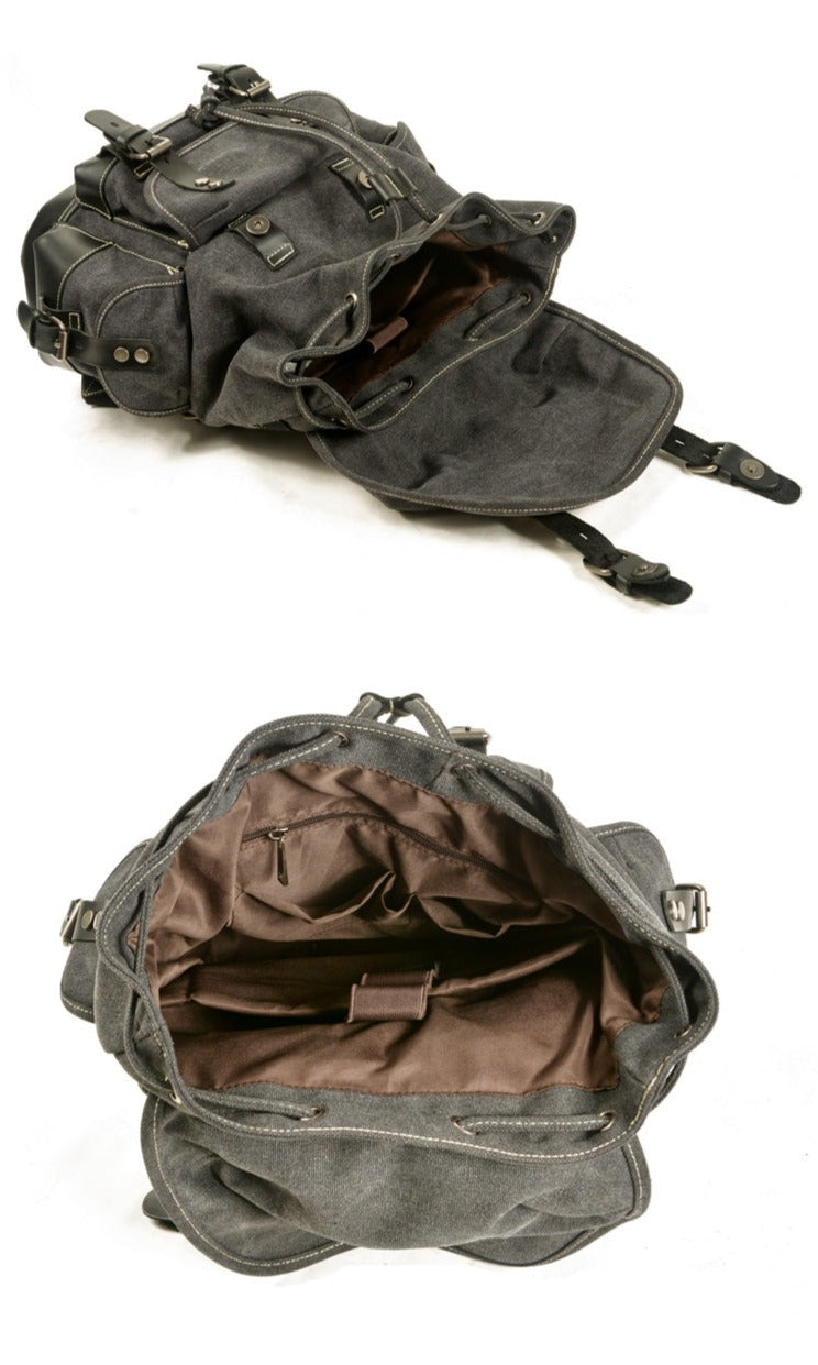 Teton Men's Canvas Backpack-Bags-EFFENTII