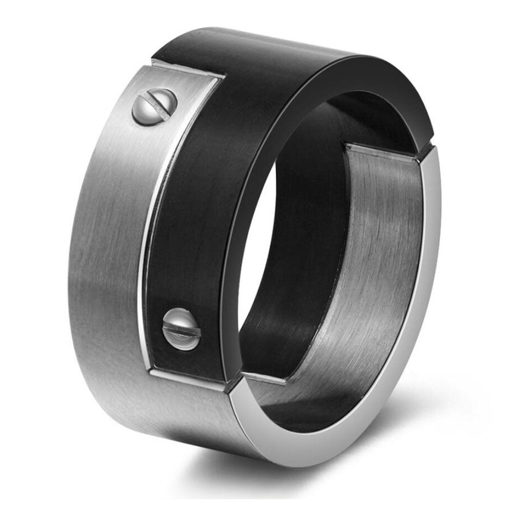 Bimini Men's Stainless Steel Ring-Rings-EFFENTII