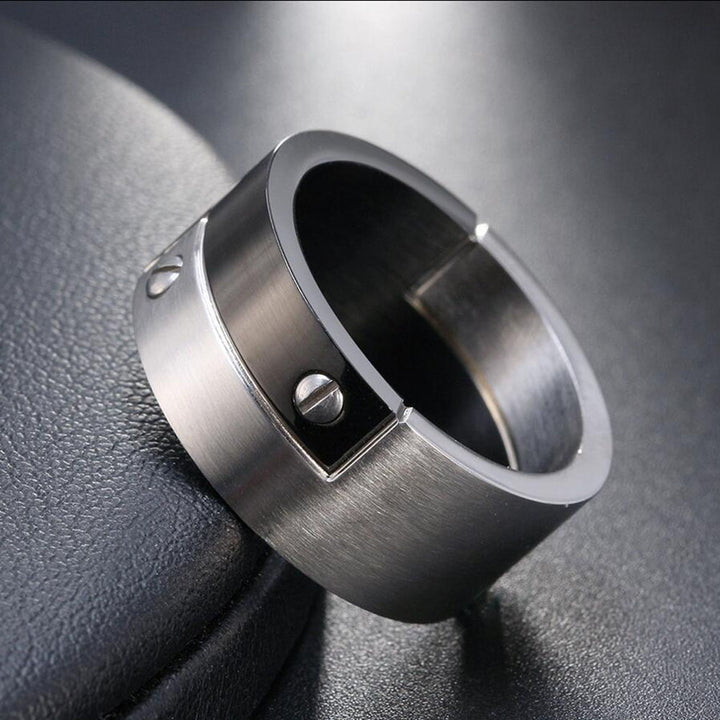 Bimini Men's Stainless Steel Ring-Rings-EFFENTII