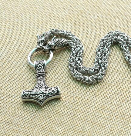 Norse Talisman Men's Chain Necklace-Necklaces-EFFENTII