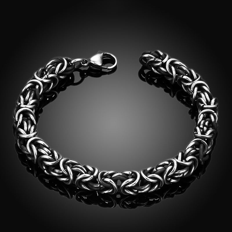 Steampunk Wishbone Men's Chain Bracelet-Bracelets-EFFENTII